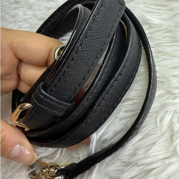 Black Gold Crossbody Replacement Strap - Image 4