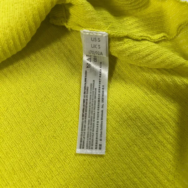 Free People Muscle Up Crop Tank Top In Lime Soda Yellow Size Small - Image 6