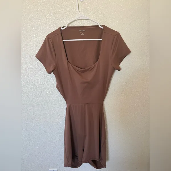 Reformation Cami Ecostretch Jumpsuit XL - Image 3