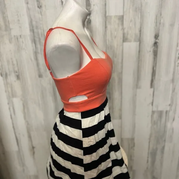 Material girl fit and flare Stripped dress - Image 5