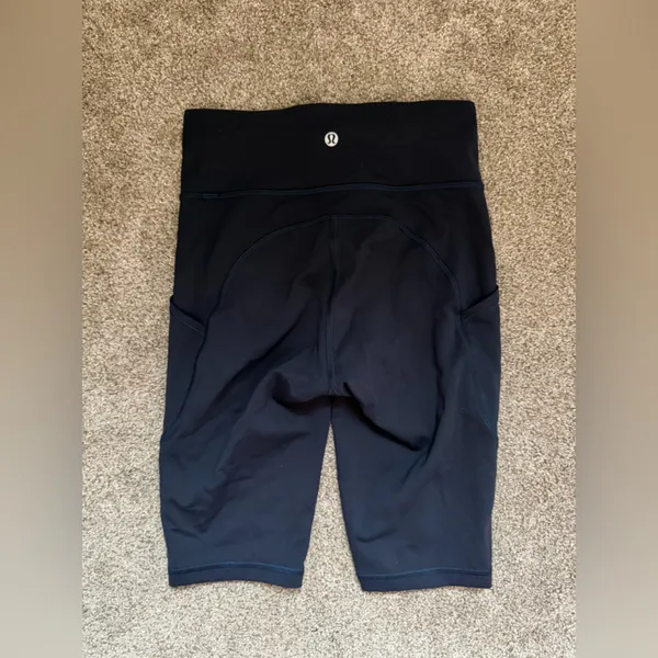 Lululemon Invigorate High-Rise Short 10" in True Navy Blue Size 4 Biker Short - Image 9