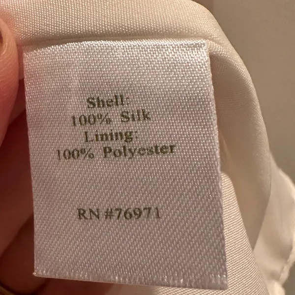 Garnet Hill‎ Silk Floral Pink Green Yellow Sleeveless Dress Size 6 - Image 5