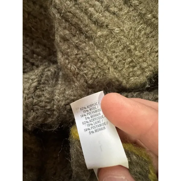 Aerie Women Size Large‎ Knit Sweater Wool Blend Preppy Loungewear Modern Winter - Image 9