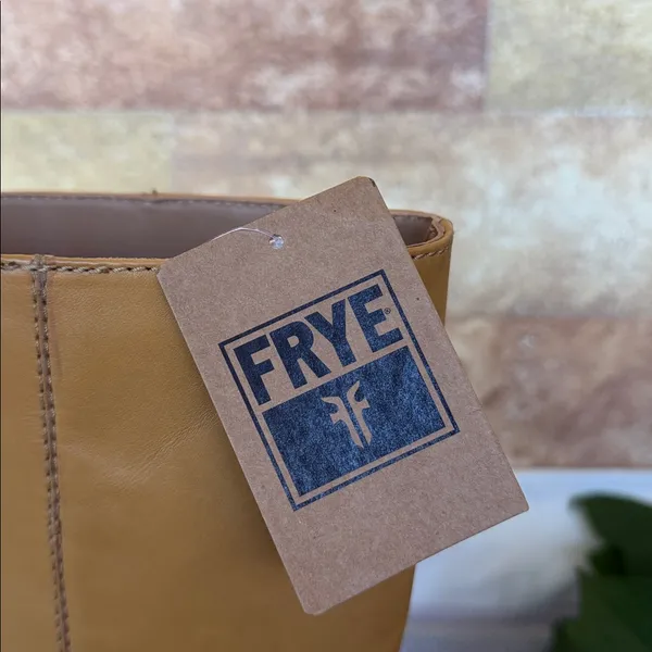 NEW Frye Women’s Camryn Leather Tall Pull-On Banana Knee-High Heel Boots Size 10 - Image 14