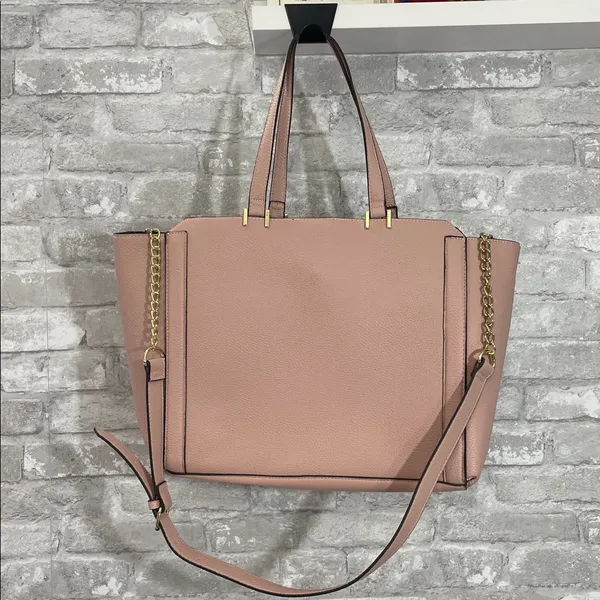 Steve Madden Pink Leather Tote Bag - Image 3