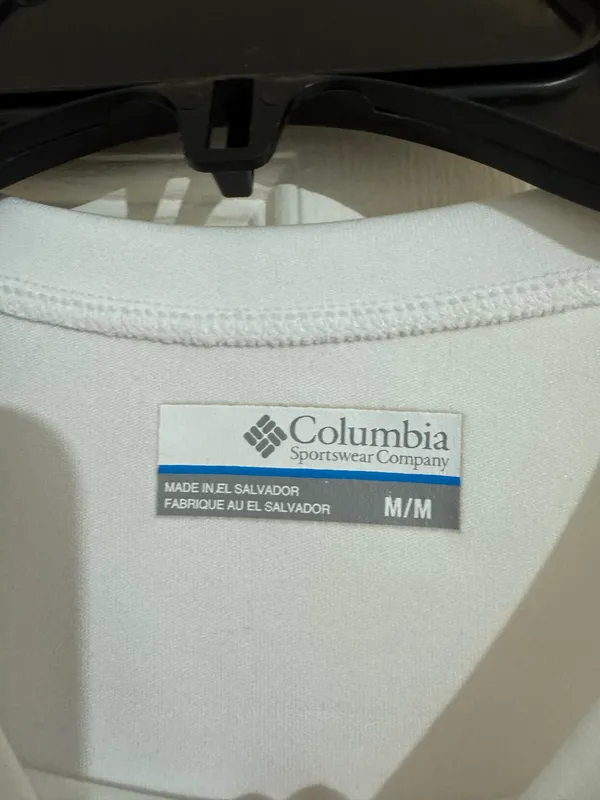 Columbia White Shirt long sleeve - Image 3