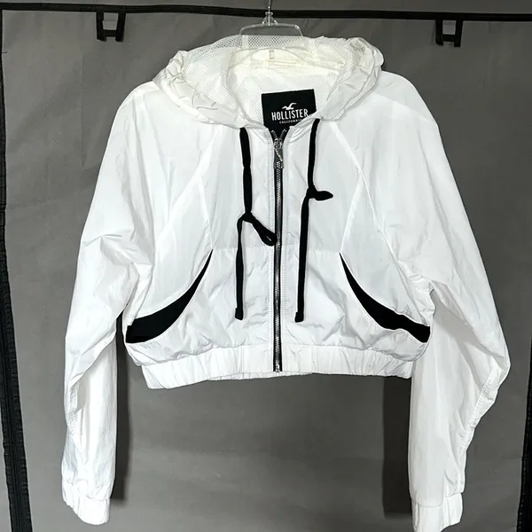 Hollister nylon Crop hooded jacket - Image 2