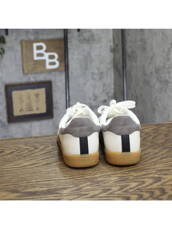 Universal Thread Low Top Lace-Up Sneakers Flat White Multi 7.5M - Image 4