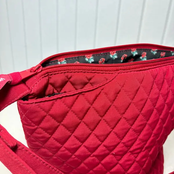 Vera‎ Bradley Red Quilted Crossbody Bag - Image 10