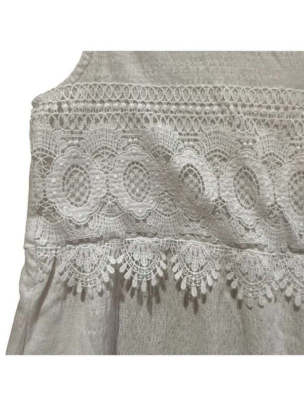 99 Jane Street White Lace Tank Top Women's - Image 3
