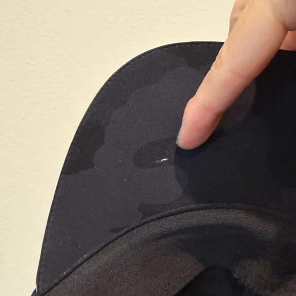 Lululemon athletica Fast and Free Running Hat Black Gray Camo One Size - Image 5