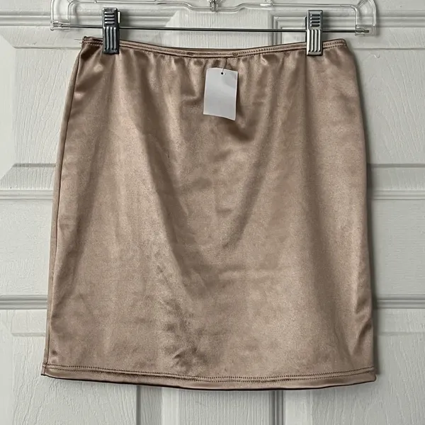 Amable Satin Miniskirt - Image 3
