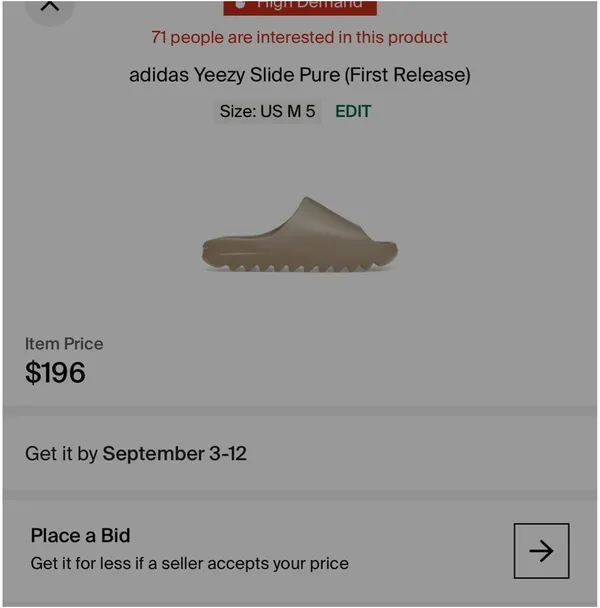 Yeezy Slides “Pure” - Image 7