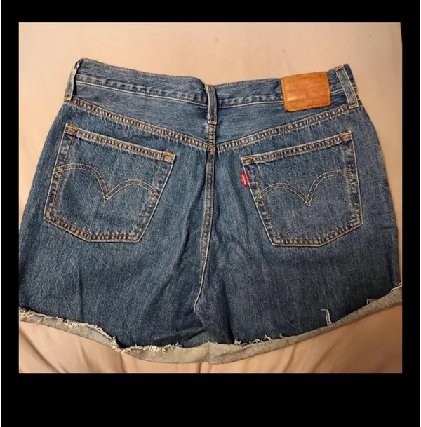 Levi’s 501 High Rise Med Wash 31 Festival Boho Grunge Punk Y2K Cowgirl Country - Image 3