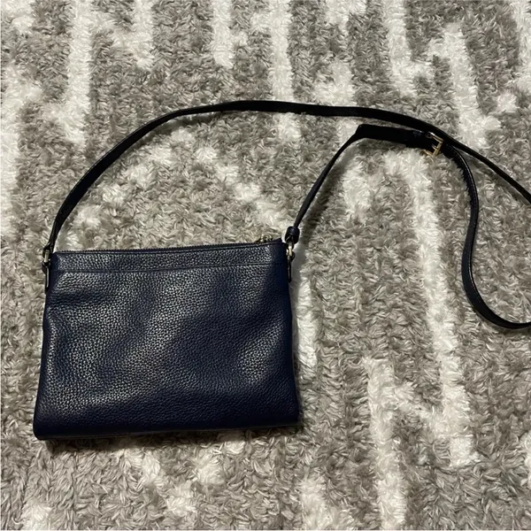 Michael Kors Fulton East West Crossbody Bag in Navy Blue - Image 8