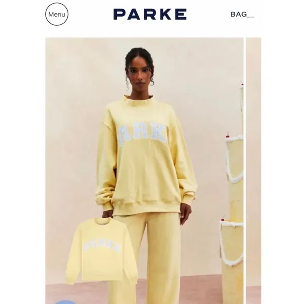 Sold out Banana Cream Park NWT XXL - Image 2