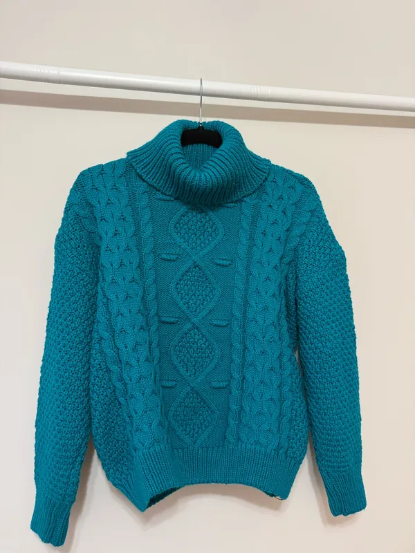 Knit sweater Blue - Image 4
