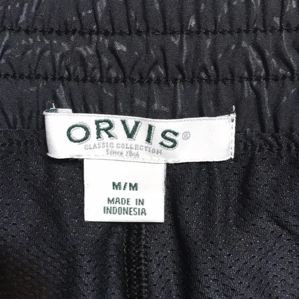 Orvis Womens Lightweight Rose Embossed Skort Shorts‎ Elastic Waist Black Size M - Image 10