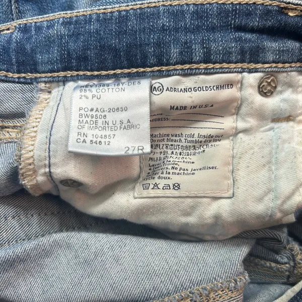 AG Adriano Goldschmied Distressed Jeans‎ 27R - Image 14