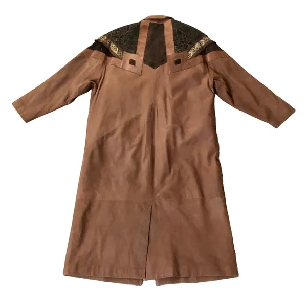 Vintage Wilsons Leather Trench Coat Thinsulate Womens XL Used - Image 14