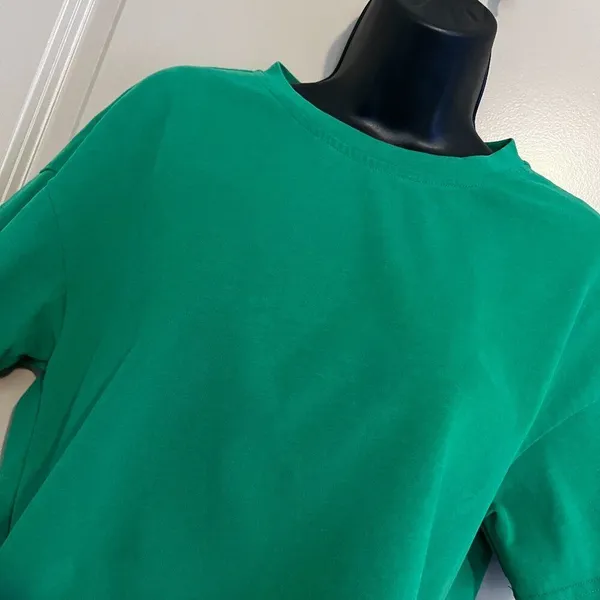 Women's Small Cider Green‎ Crop Top - Image 2