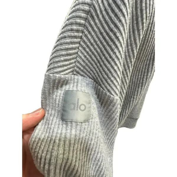 Alo Muse Ribbed Hoodie Sweatshirt - Image 8