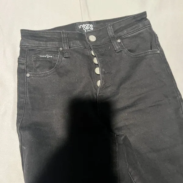 Insane Gene- Revival Black High Rise Super‎ Flare size 0 - Image 10