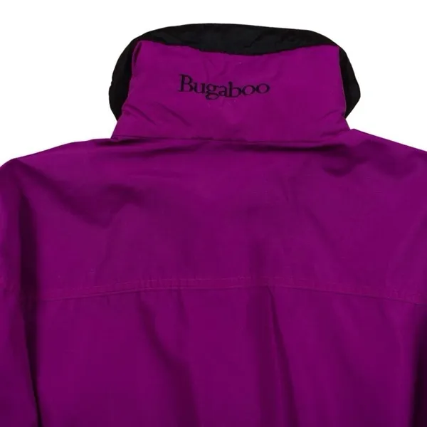 Vintage Columbia Windbreaker Jacket Medium Gorpcore 90s Bugaboo‎ Full Zip Purple - Image 7