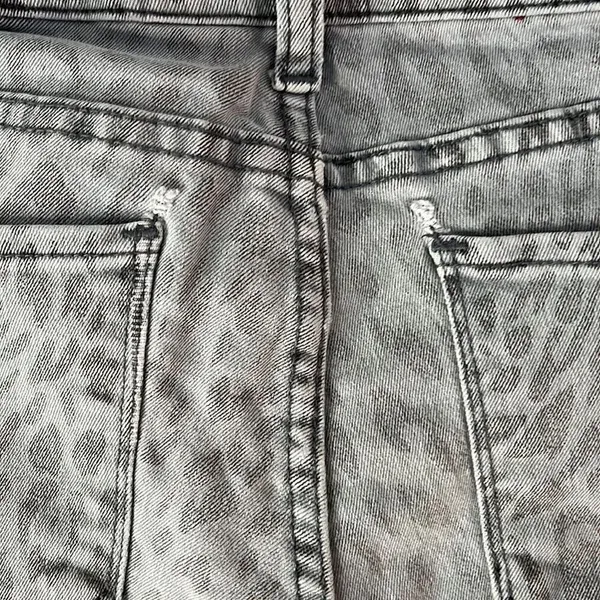 S.O.N.G. Leopard print jeans. Size 5. Blue - Image 5