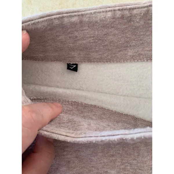 Gymshark womens small pink mauve tunic sweatshirt mock neck pullover yoga - Image 5