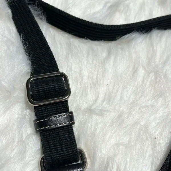 COACH Black Leather SOHO‎ Swing Pack Purse Crossbody Bag B94 - Image 5