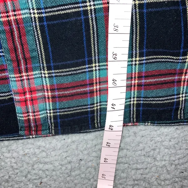Polo Ralph Lauren Brushed Twill Ballet Sleep Shirt Women Small Plaid Crest‎ Logo - Image 5