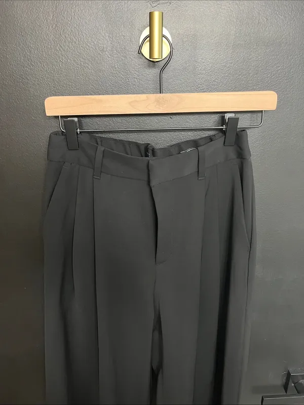 GAP Black Wide-Leg Dress Pants - Image 4