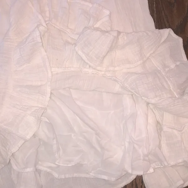 American eagle white maxi skirt size large - Image 3