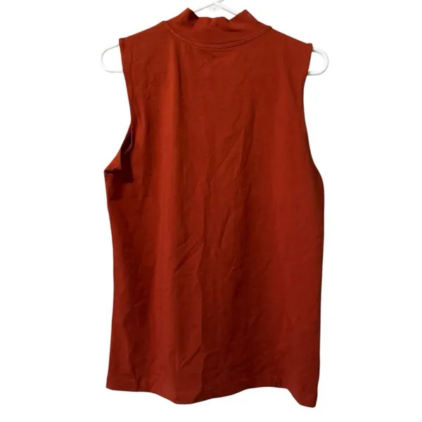 Christopher & Banks Find Your‎ Fit Everyday Fit Medium Sleeveless Top Mock Neck - Image 2
