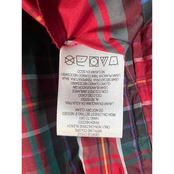 COPPER KEY Plaid Tiered Mini Dress Women Large Red Puff Sleeve Square Neck‎ NWT - Image 10