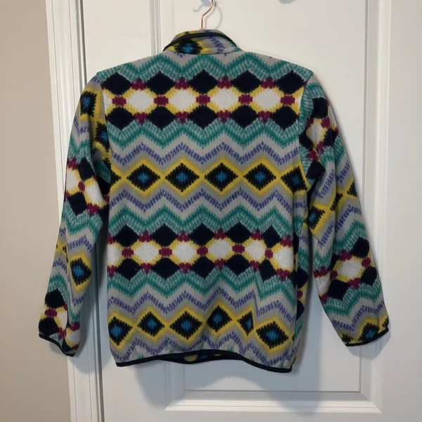 Patagonia Women's Lightweight Synchilla® Snap-T Pullover Aztec Print - Image 7