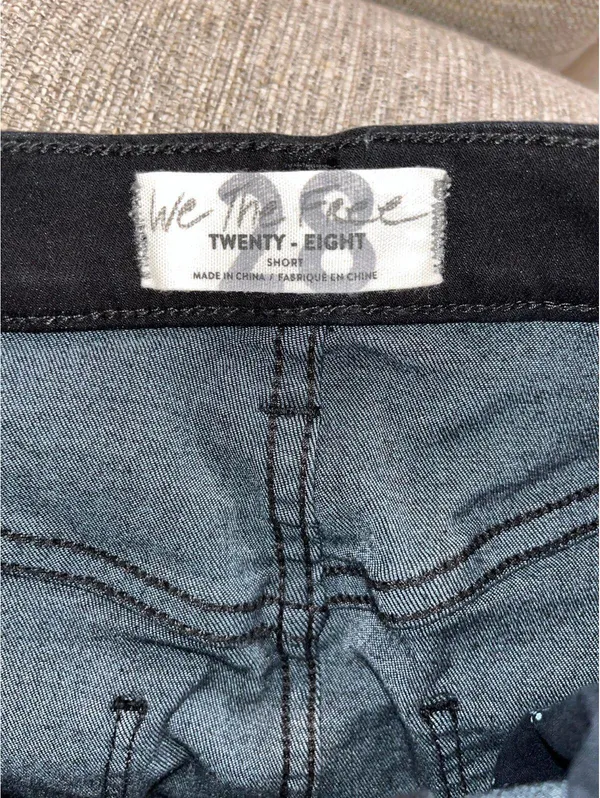 We the Free Black mini skirt Free People size 28 - Image 4