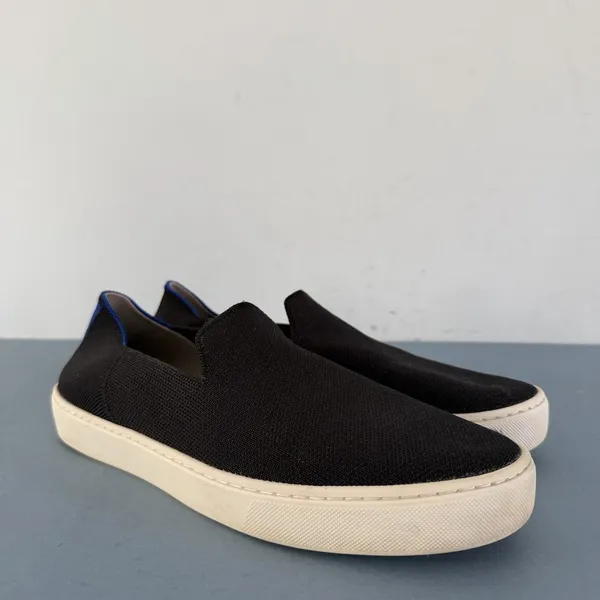 Rothy's The Original Slip On‎ Black Washable Knit Sneakers - Image 2