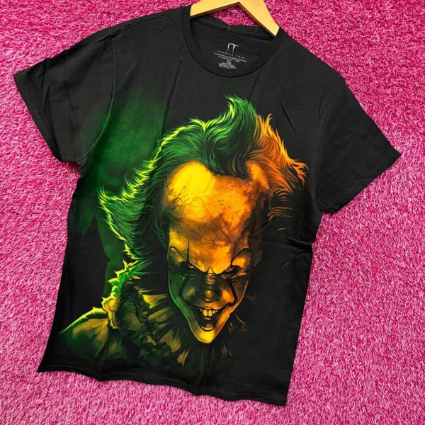 Toxic Pennywise the Clown IT Chapter Two Horror Movie Tee M - Image 3
