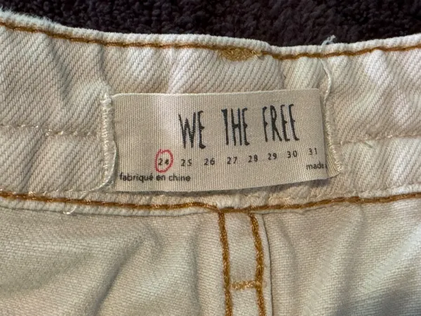 Embroidered High-Rise Denim Shorts - Image 4