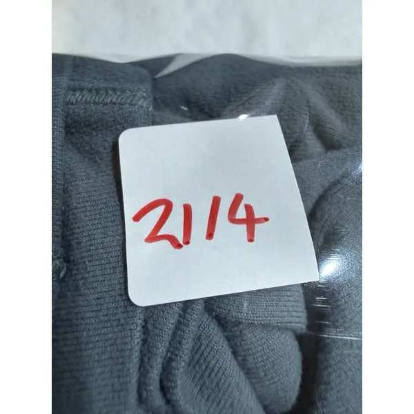 Lululemon Warm Stabilizer‎ 1/2 Zip Hoodie Sz 6 Blue Charcoal Top Base Layer - Image 8