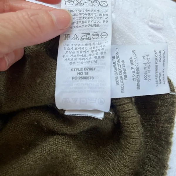 J Crew Cashmere sweater.  Size Small - Image 6