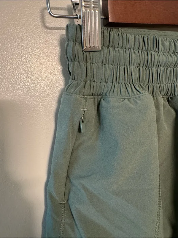 lululemon Hotty Hot High-Rise Lined Short 4" Eucalyptus - Image 6