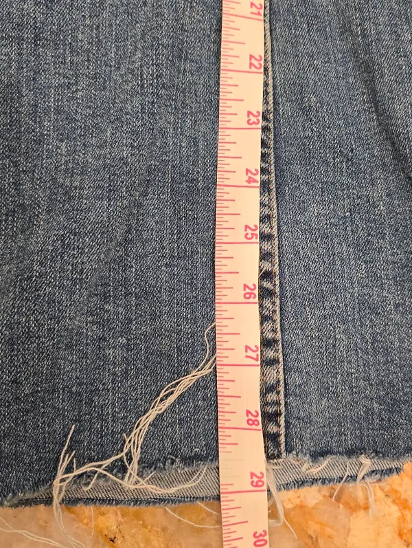 Zara Wide Leg High Rise Blue Jeans 4 - Image 5