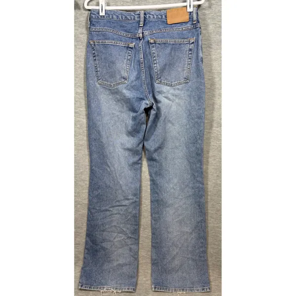 90s Y2K The Limited Jeans Womens Size 8 Regular Light‎ Wash Denim Straight Jeans - Image 3