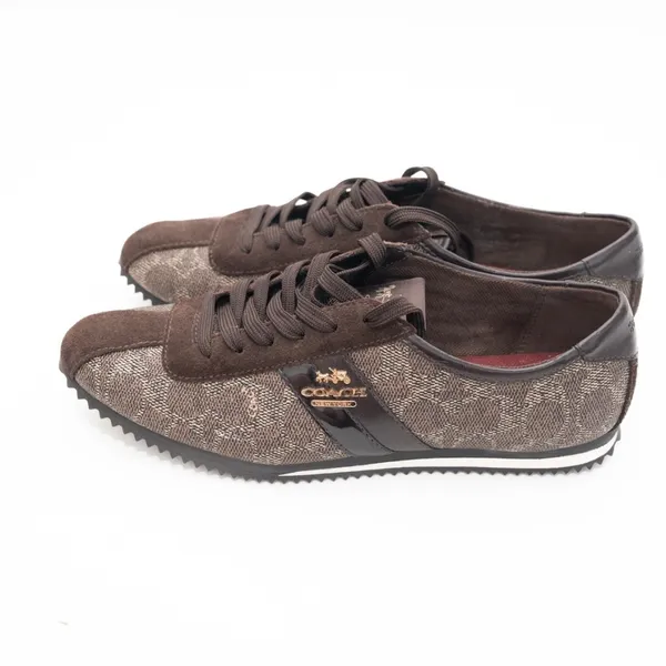 Coach. Ivy Leather Logo Sneakers.‎ - Image 5