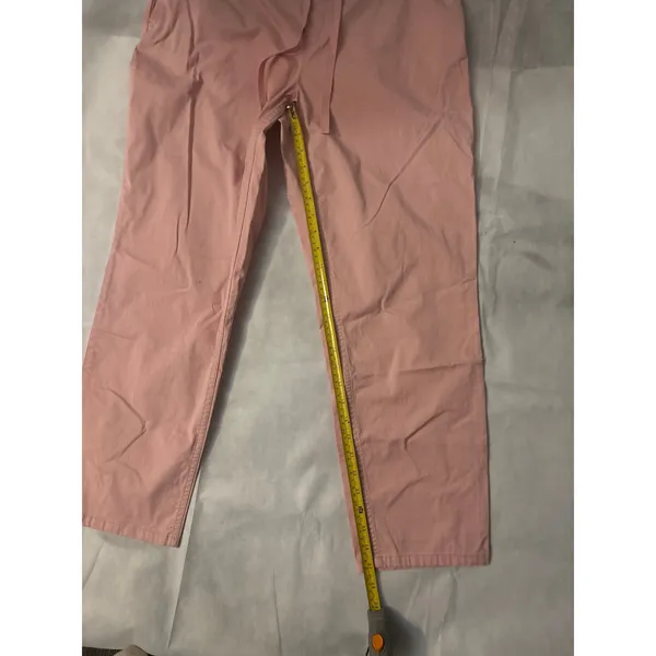 Old Navy Pink Drawstring Pants 14 NEW Rainbow Classic Pastel Casual Boho Barbie - Image 7