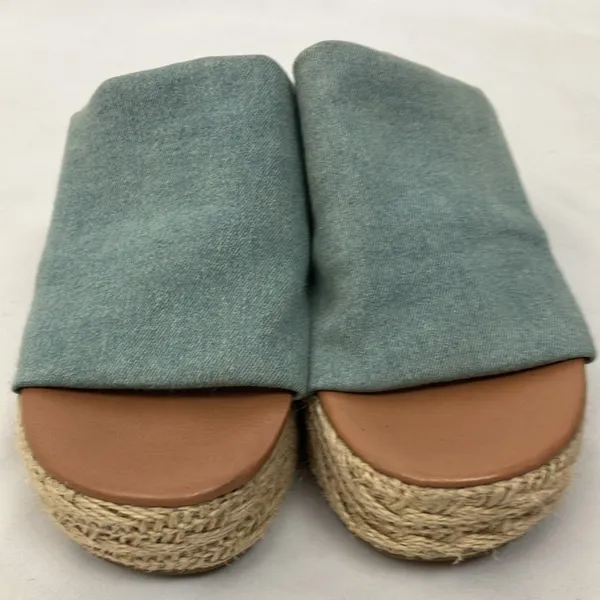 Big Buddha light denim Espadrille Slide-on Clogs Women’s Size 7.5 - Image 2