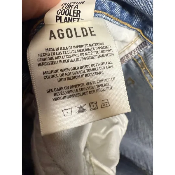NWT AGOLDE 90's Jean Mid Rise Loose Fit Sz. 31 - Image 10
